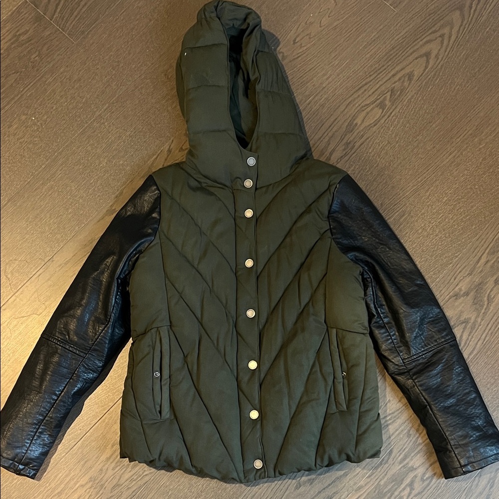 Blank NYC Olive Quilted Jacket